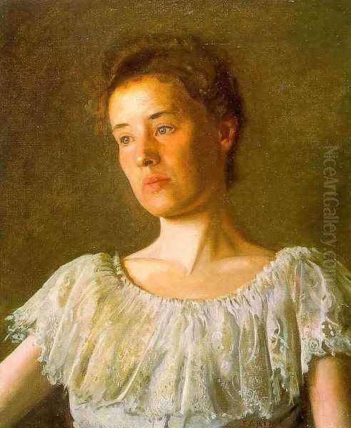 Portrait of Alice Kurtz 1903 Oil Painting by Thomas Cowperthwait Eakins