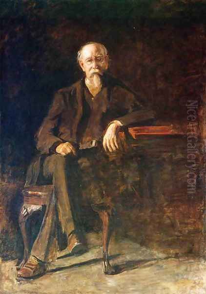 Portrait of Dr. William Thompson Oil Painting by Thomas Cowperthwait Eakins