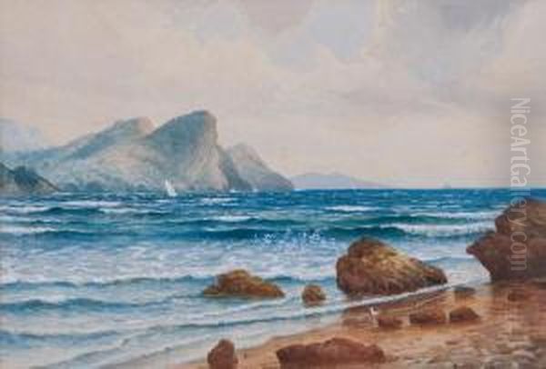 Okupu Bay Oil Painting by Thomas Darby Ryan