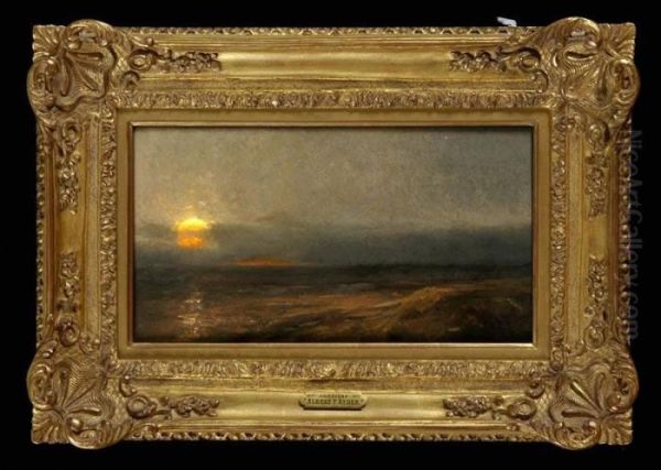 Sunrise Oil Painting by Albert Pinkham Ryder