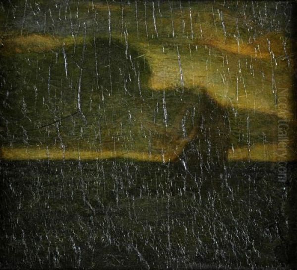 Night And Sea Oil Painting by Albert Pinkham Ryder