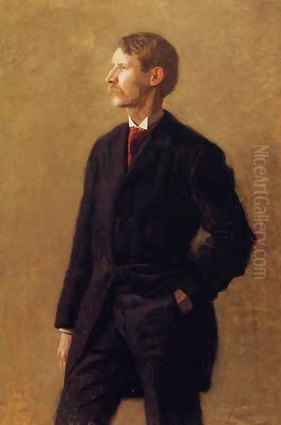 Portrait of Harrison S. Morris Oil Painting by Thomas Cowperthwait Eakins