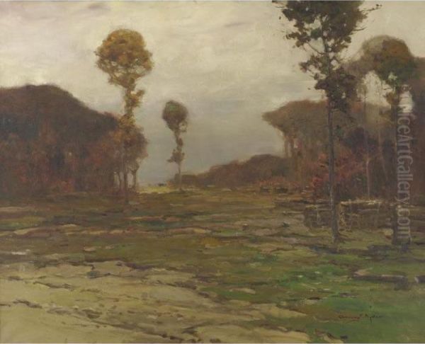 Autumn Clearing Oil Painting by Chauncey Foster Ryder