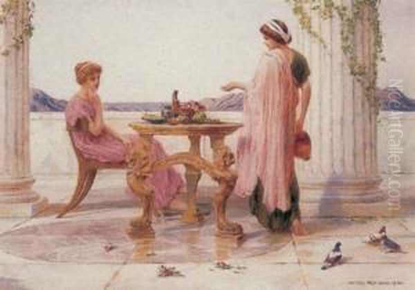 The Alfresco Repast Oil Painting by Henry Ryland