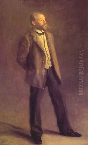 John McClure Hamilton Oil Painting by Thomas Cowperthwait Eakins