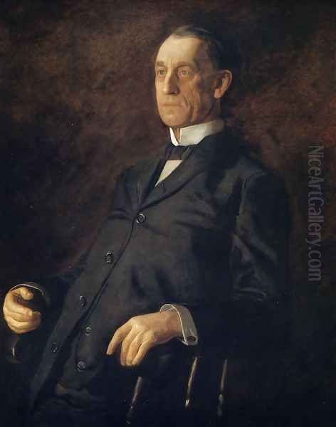 Portrait of Asburyh W. Lee Oil Painting by Thomas Cowperthwait Eakins