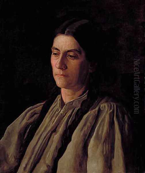 Mother (or Annie Williams Gandy) Oil Painting by Thomas Cowperthwait Eakins