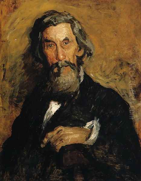 Portrait of William H. MacDowell Oil Painting by Thomas Cowperthwait Eakins