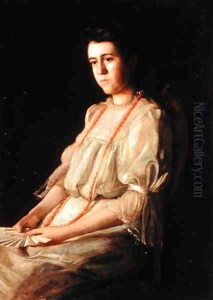 The Coral Necklace, 1904 Oil Painting by Thomas Cowperthwait Eakins