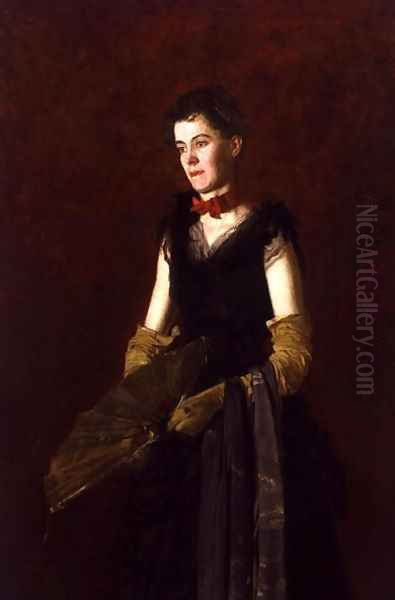 Letitia Wilson Jordan, 1888 Oil Painting by Thomas Cowperthwait Eakins