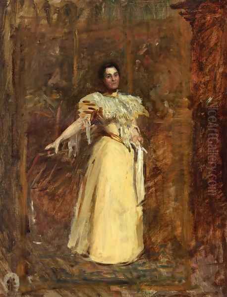 Study for The Portrait of Miss Emily Sartain Oil Painting by Thomas Cowperthwait Eakins