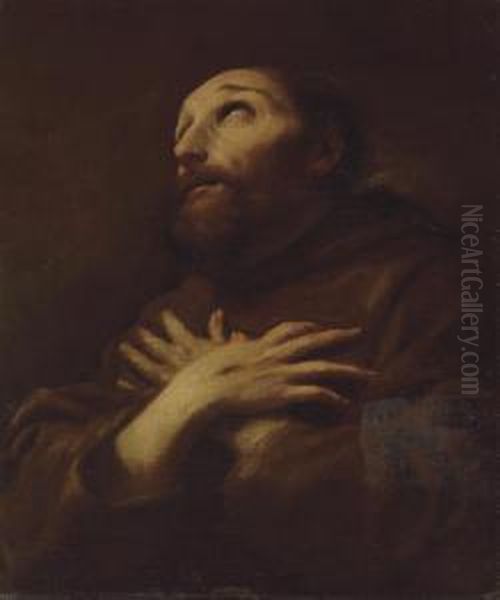 The Ecstasy Of Saint Francis Oil Painting by Andrea Sacchi