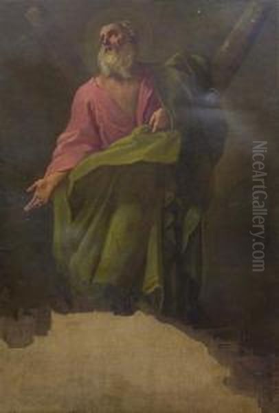 Sant'andrea Oil Painting by Andrea Sacchi