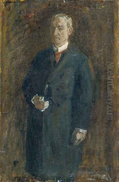 James MacAlister (Sketch) 1895 Oil Painting by Thomas Cowperthwait Eakins