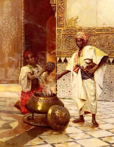 In The Alhambra Oil Painting by Rudolph Ernst