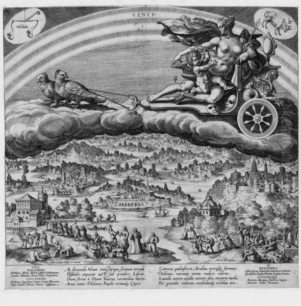 Die Sieben Planeten Oil Painting by Johannes I Sadeler