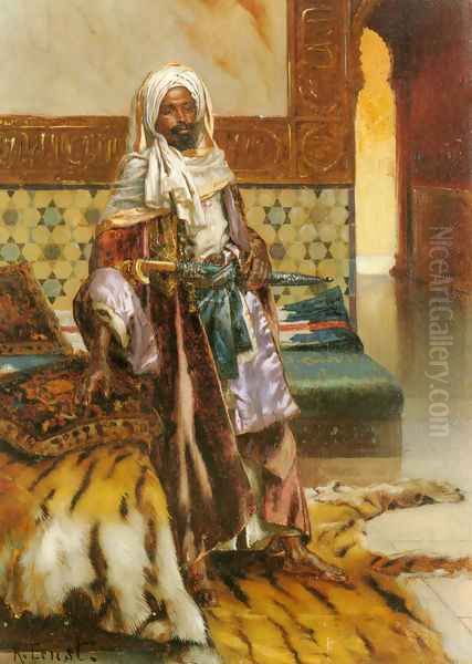 The Arab Prince Oil Painting by Rudolph Ernst