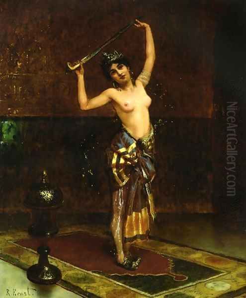 The Sword Dancer Oil Painting by Rudolph Ernst