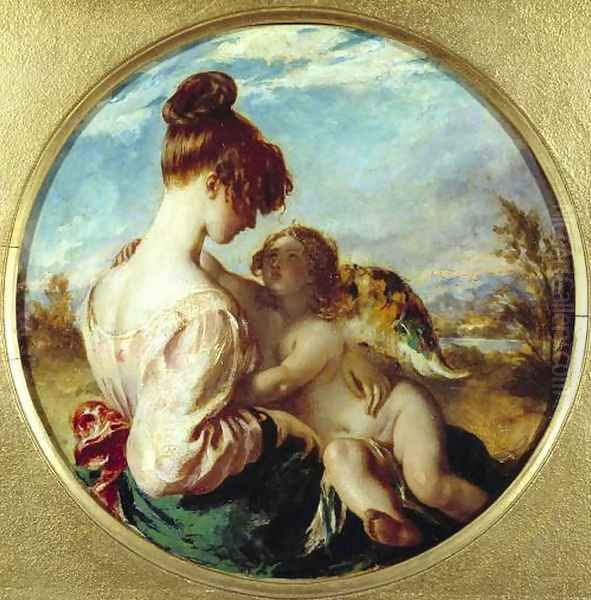 The Dangerous Playmate Oil Painting by William Etty