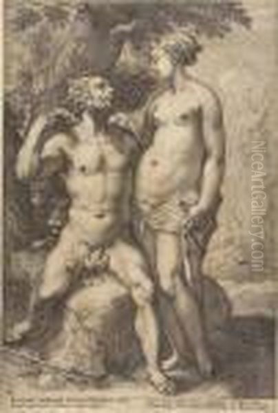 Pluto Und Proserpina. Oil Painting by Jan Pietersz. Saenredam