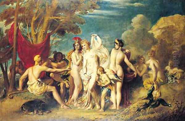 The Judgement Of Paris Oil Painting by William Etty