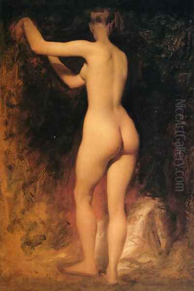 Nude Study Oil Painting by William Etty