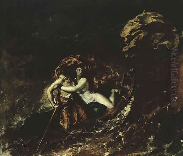 The Storm Oil Painting by William Etty