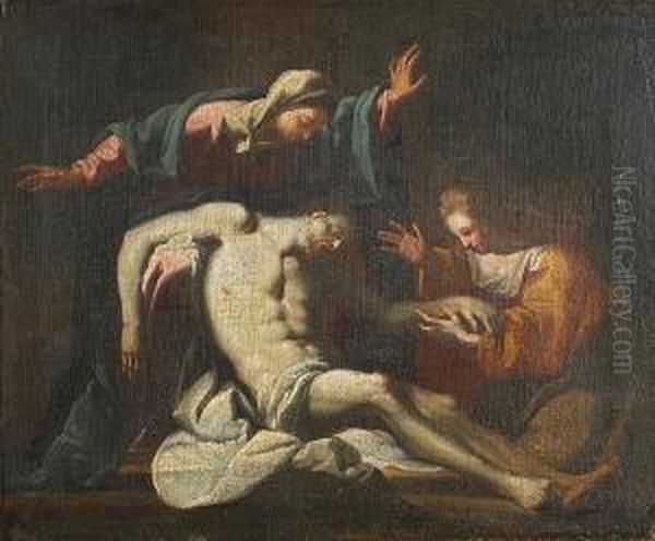 The Lamentation Of Christ Oil Painting by Giovanni Camillo Sagrestani