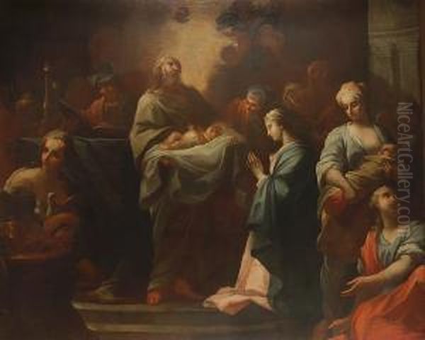 The Presentation At The Temple Oil Painting by Giovanni Camillo Sagrestani