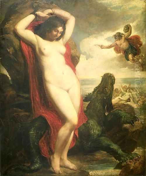 Andromeda and Perseus Oil Painting by William Etty