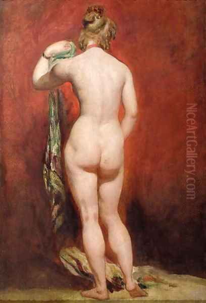 Standing Female Nude 2 Oil Painting by William Etty