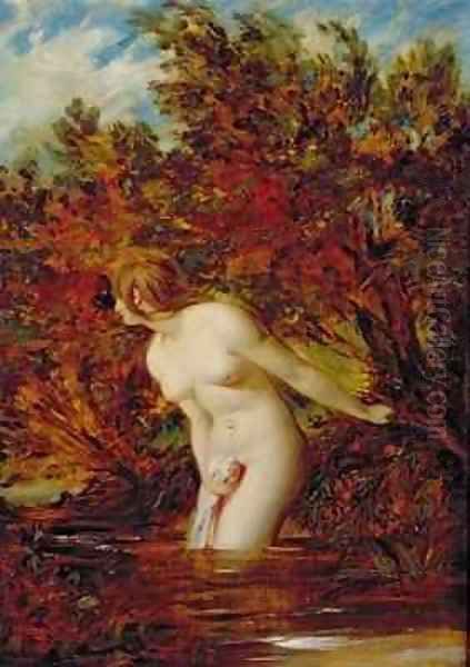 The Bather 3 Oil Painting by William Etty