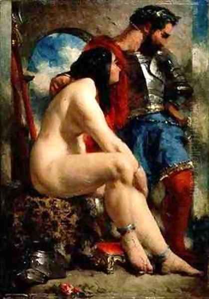 Mars and Venus Oil Painting by William Etty