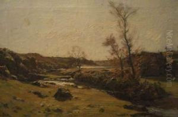 Paysage Oil Painting by Henri Saintin