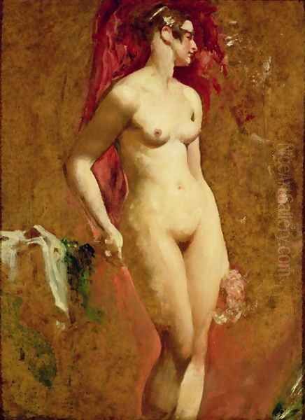 Standing Nude 2 Oil Painting by William Etty