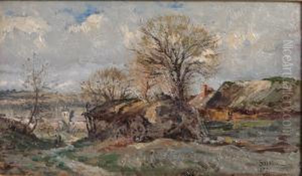 Paysage Oil Painting by Henri Saintin