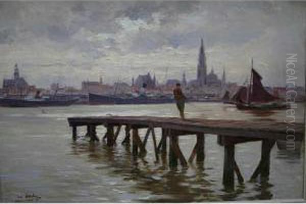 Anvers Oil Painting by Henri Saintin