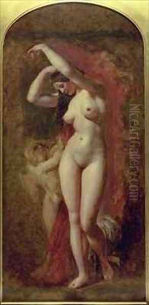 Venus and Cupid 3 Oil Painting by William Etty