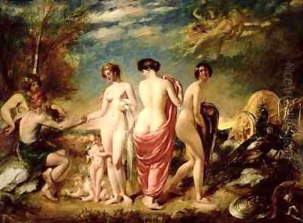 The Judgement of Paris 2 Oil Painting by William Etty