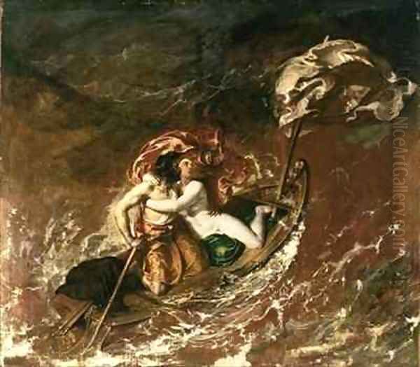 The Storm 2 Oil Painting by William Etty