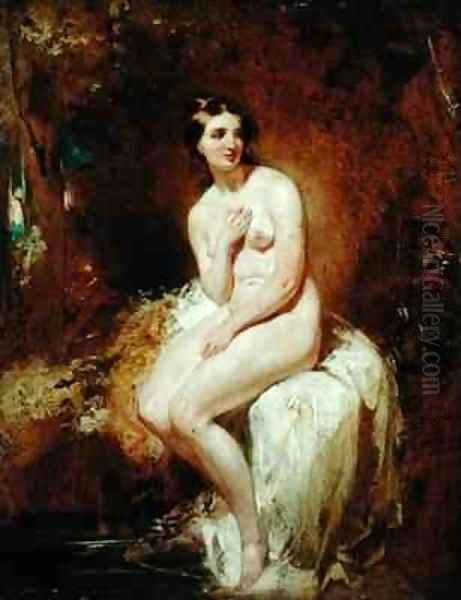 The Bather 2 Oil Painting by William Etty