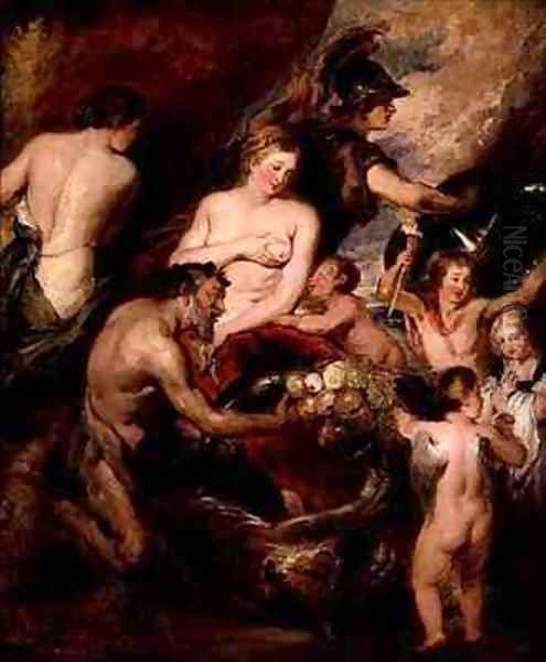 Peace and War Oil Painting by William Etty