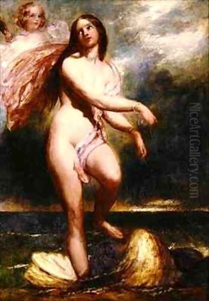 Galatea Oil Painting by William Etty