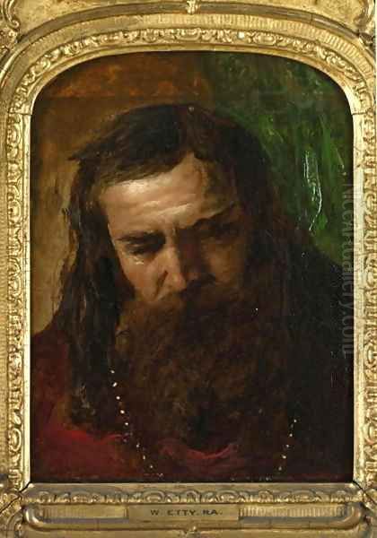 Portrait of a Man Oil Painting by William Etty