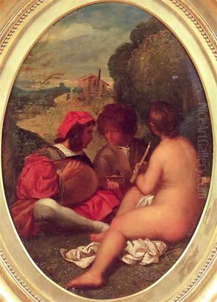 Le Concert Champetre 3 Oil Painting by William Etty