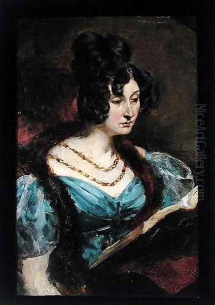 Portrait of a Lady Oil Painting by William Etty