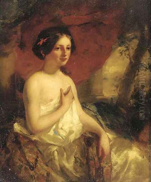 A female nude Oil Painting by William Etty