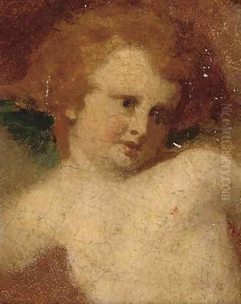 Study of a young boy Oil Painting by William Etty