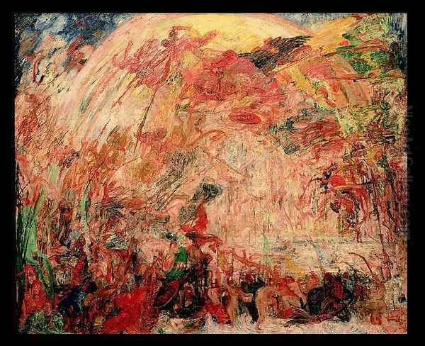 The Fall of the Rebel Angels, 1889 Oil Painting by James Ensor