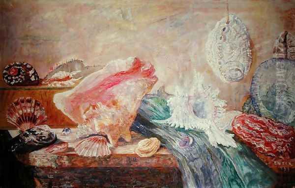 Shells and Shellfish, 1889 Oil Painting by James Ensor